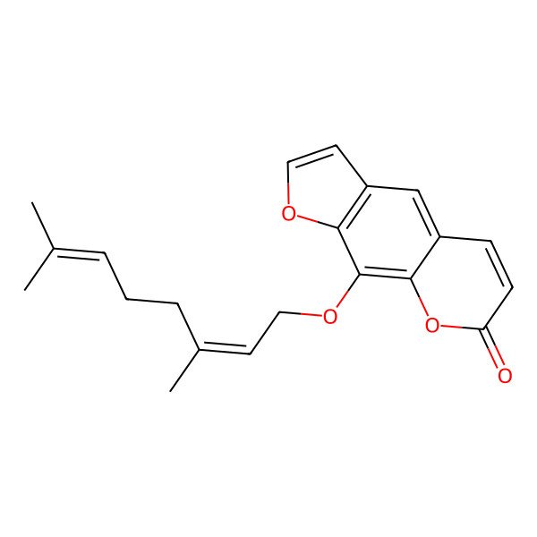 2D Structure of Xanthotoxol geranyl ether 2D Structure of Xanthotoxol geranyl ether