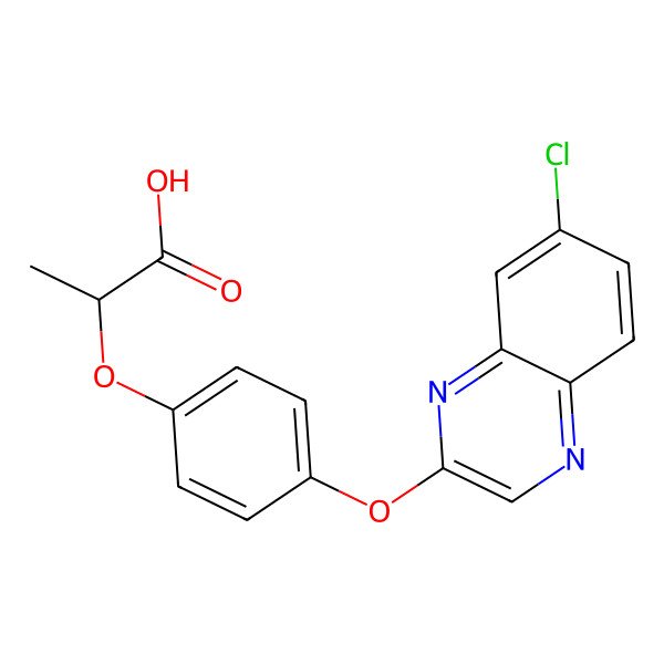 2D Structure of XK-469 free acid, (R)-