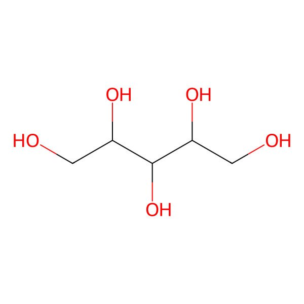 2D Structure of Xylitol