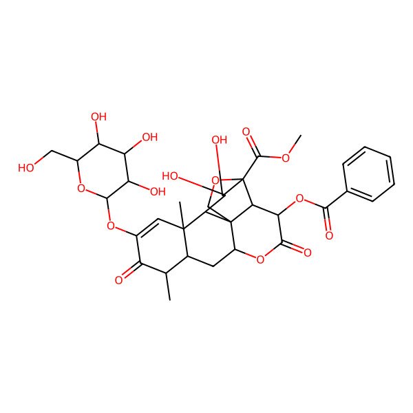 2D Structure of Yadanzioside M