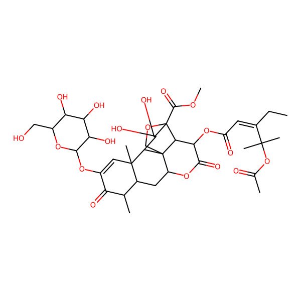 2D Structure of Yadanzioside O