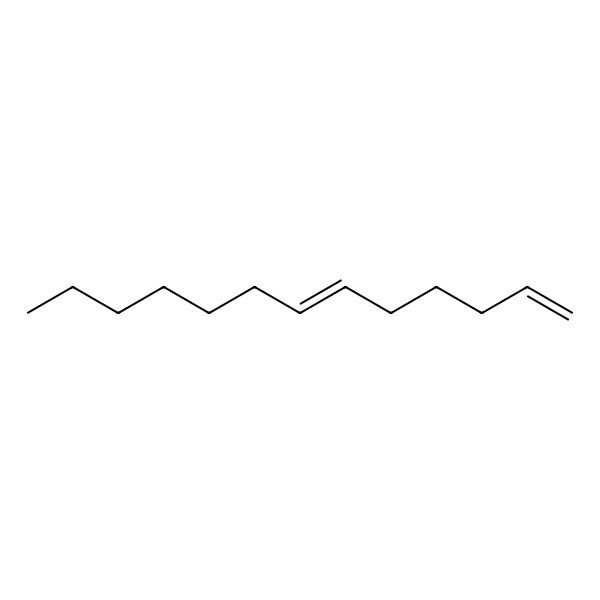 2D Structure of Z-1,6-Tridecadiene 2D Structure of Z-1,6-Tridecadiene