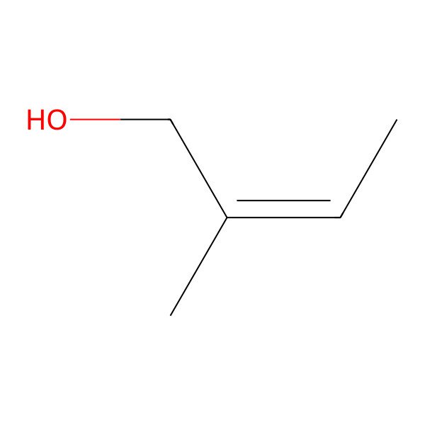 2D Structure of (Z)-2-Methyl-2-buten-1-ol