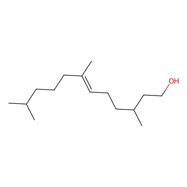 2D Structure of (Z)-3,7,11-trimethyldodec-6-en-1-ol