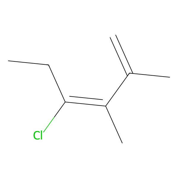 2D Structure of (Z)-4-Chloro-2,3-dimethyl-1,3-hexadiene