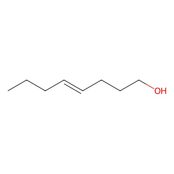2D Structure of (Z)-4-Octen-1-ol