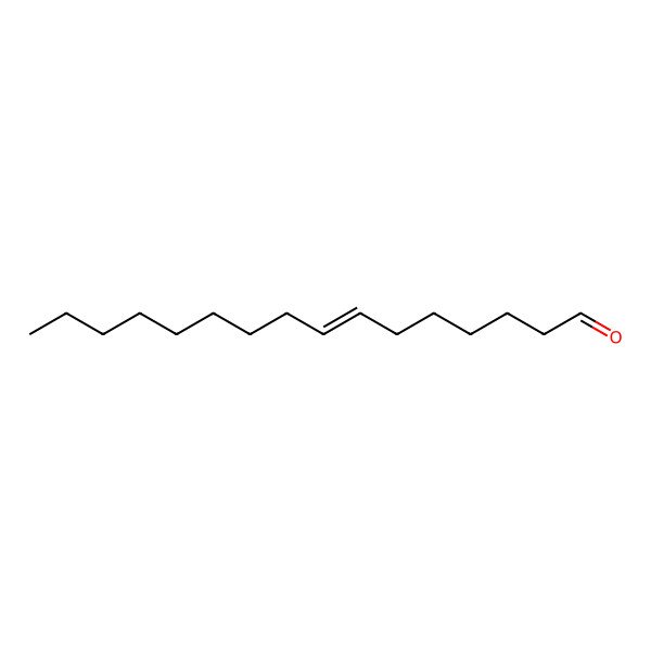 2D Structure of (Z)-7-Hexadecenal