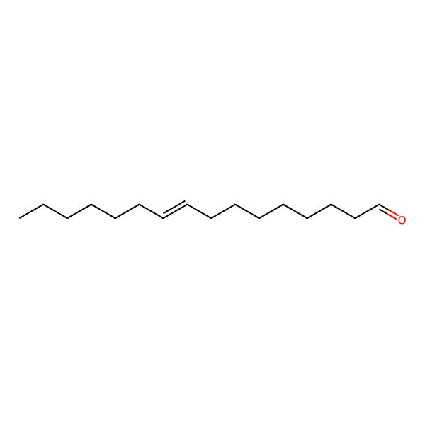 2D Structure of (Z)-9-Hexadecenal