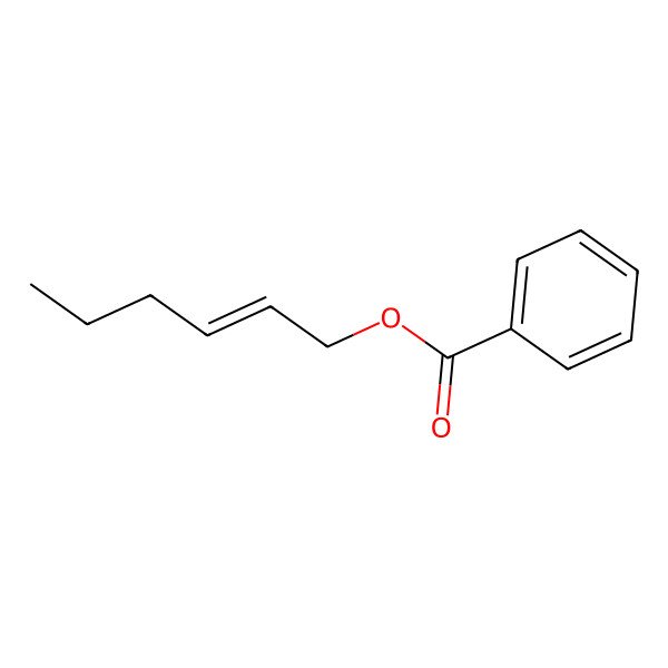 2D Structure of [(Z)-hex-2-enyl] benzoate