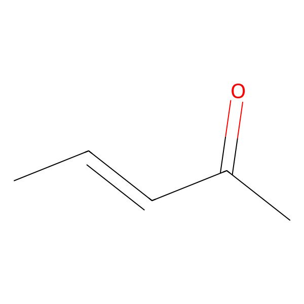 2D Structure of 3-Penten-2-one, (3Z)-