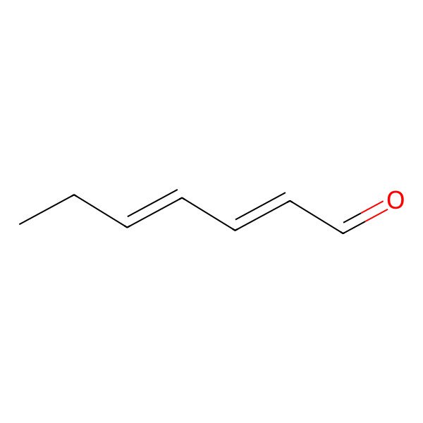 2D Structure of (Z,E)-2,4-heptadienal