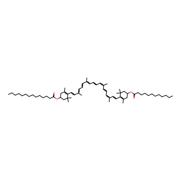 2D Structure of Zeaxanthin-laurate-myristate 2D Structure of Zeaxanthin-laurate-myristate