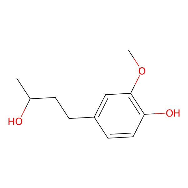 2D Structure of Zingerol, (R)-