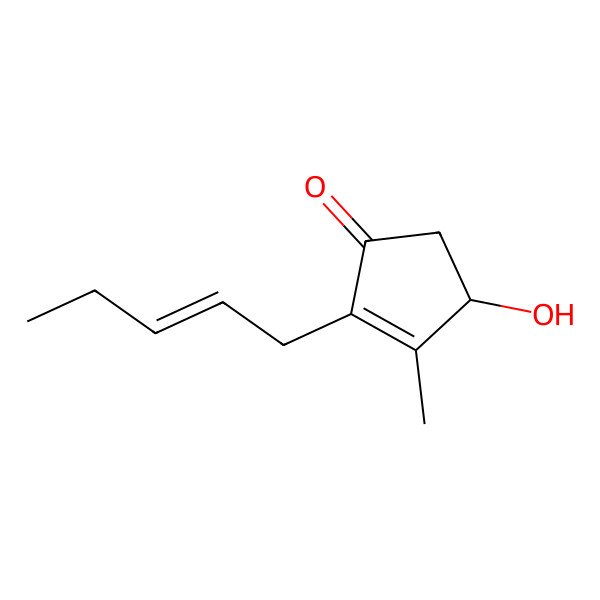 2D Structure of (Z,S)-jasmololone