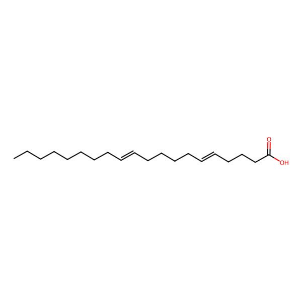 2D Structure of (Z,Z)-5,11-Eicosadienoic Acid