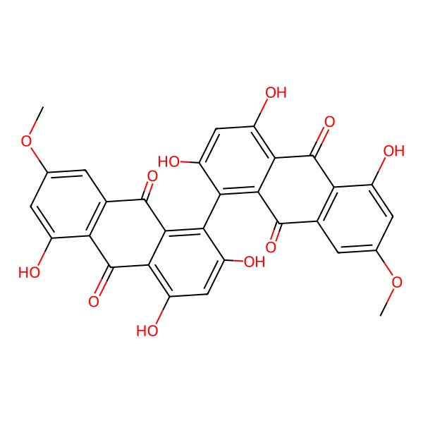 2D Structure of (+)-1,1'-Bislunatin