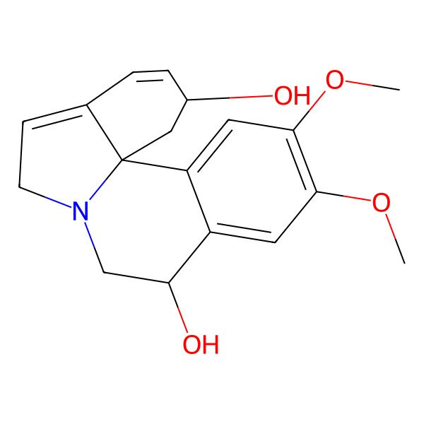 2D Structure of (+)-11alpha-Hydroxyerytravine