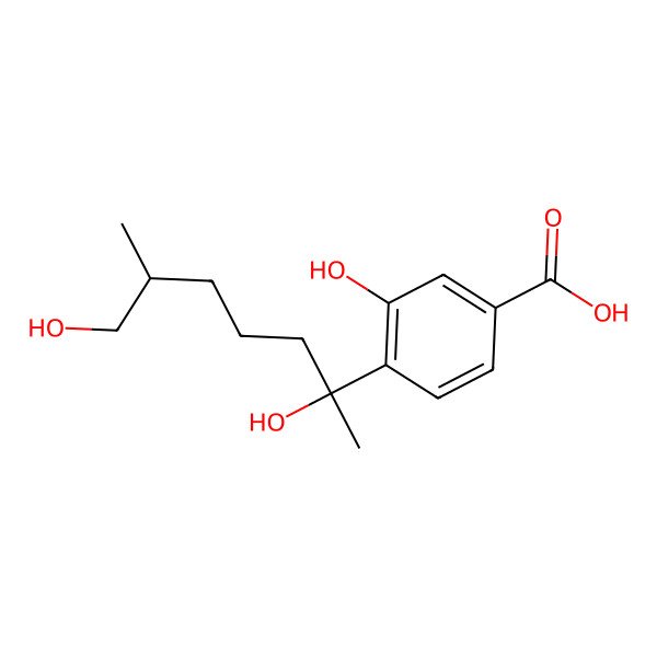 2D Structure of (-)-12-Hydroxysydonic acid