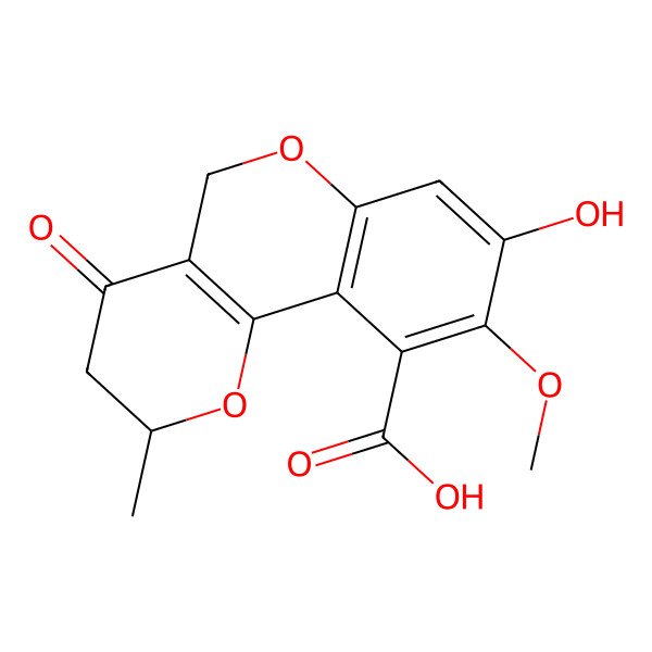 2D Structure of (-)-12-Methoxy-2,3-dihydrocitromycetin