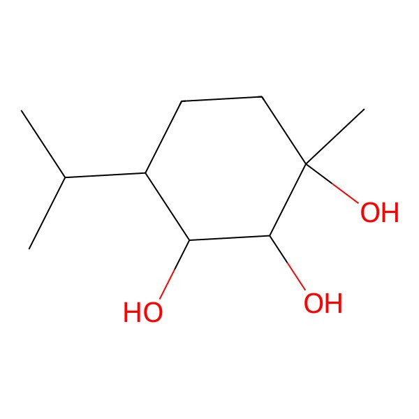 2D Structure of (-)-(1s,2r,3s,4r)-p-Menthane-1,2,3-triol
