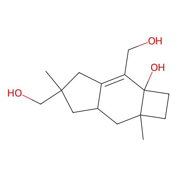 2D Structure of (+)-2-Sterpurene-6,12,15-triol