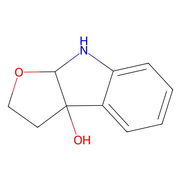 2D Structure of (-)-3a-Hydroxyfuroindoline
