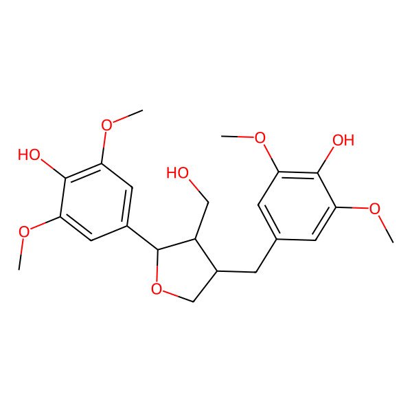 2D Structure of (+)-5,5'-Dimethoxylariciresinol