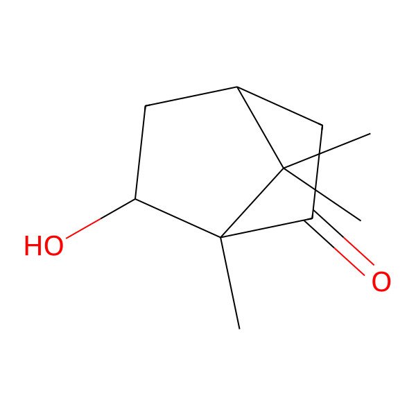 2D Structure of (+)-6-Endo-hydroxycamphor