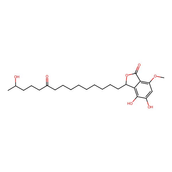 2D Structure of (+)-6-Hydroxysporotricale, open form