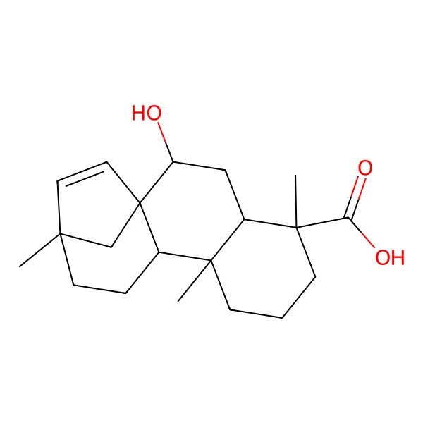 2D Structure of (+)-7beta-Hydroxy-15-beyeren-19-oic acid 2D Structure of (+)-7beta-Hydroxy-15-beyeren-19-oic acid