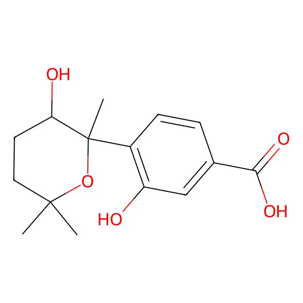 2D Structure of (-)-(7S,8R)-8-hydroxysydowic acid