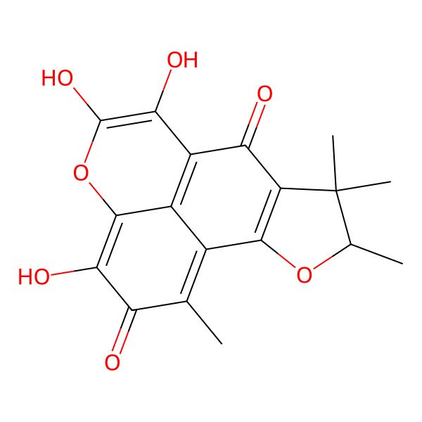 2D Structure of (+)-8-Hydroxyscleroderolide