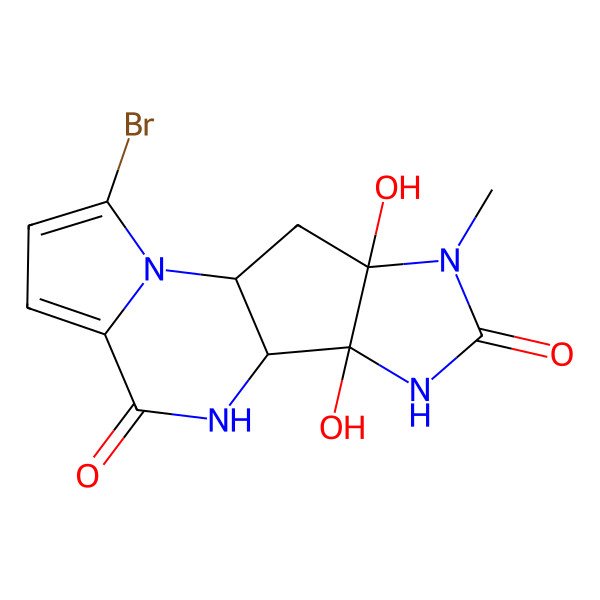 2D Structure of (-)-Agelastatin C