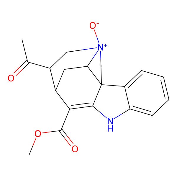 2D Structure of (-)-Alstolucine C