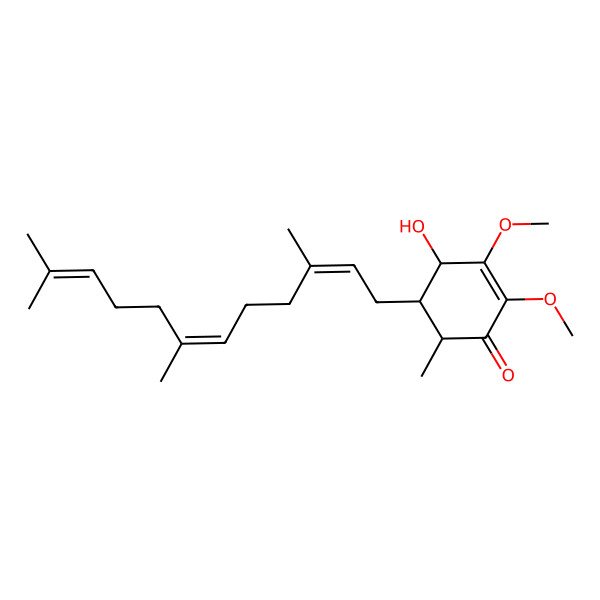 2D Structure of (+)-Antroquinonol;(4R,5R,6R)-(+)-Antroquinonol;Antroquinonol