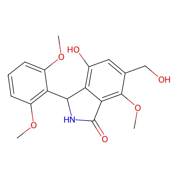 2D Structure of (+)-asperglactam A