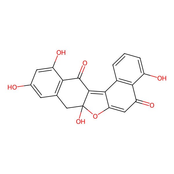 2D Structure of (+/-)-asperlone A