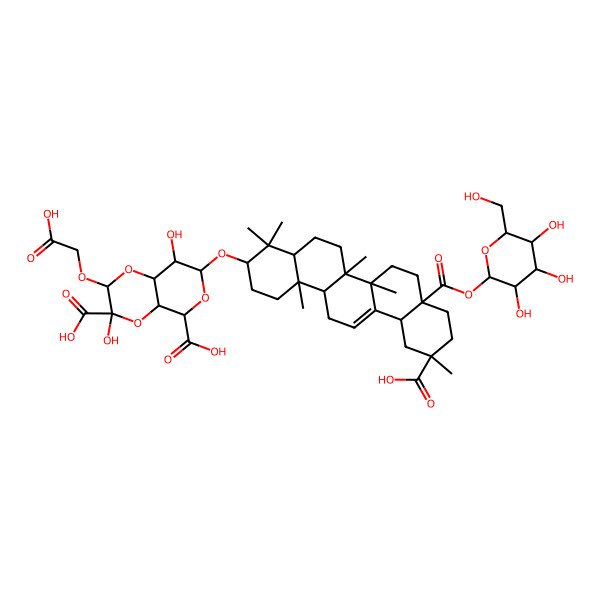 2D Structure of (+)-Basellasaponin D