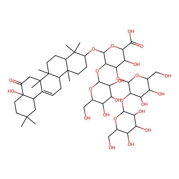 2D Structure of (-)-Camellioside A