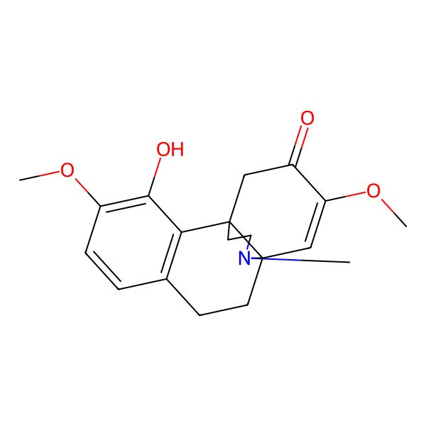 2D Structure of (-)-Cepharamine