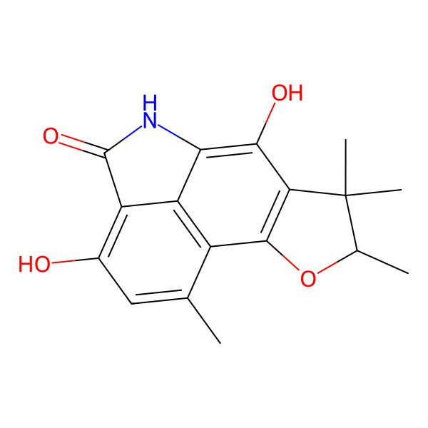 2D Structure of (-)-Cereolactam