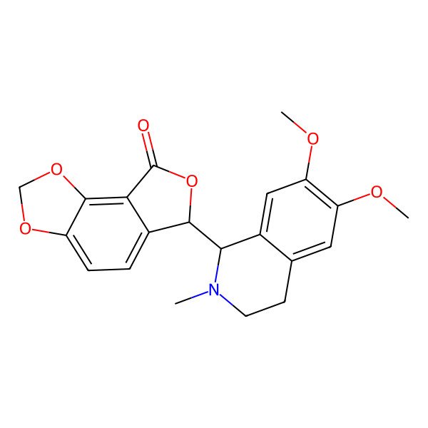 2D Structure of (-)-Corlumine