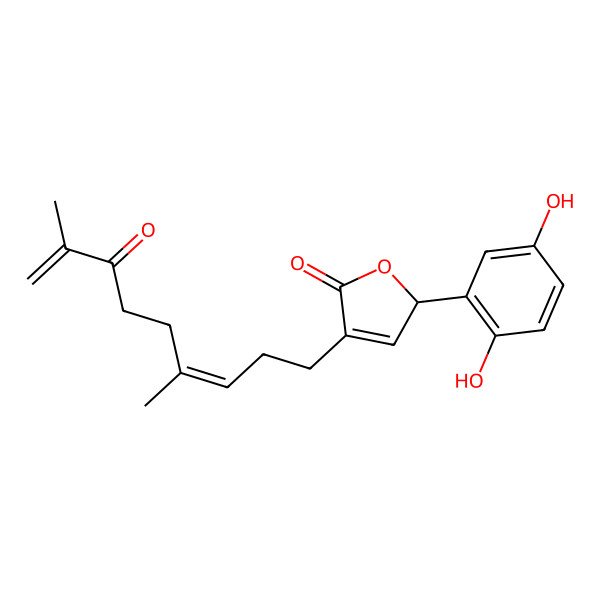 2D Structure of (+/-)-dayaolingzhiol C