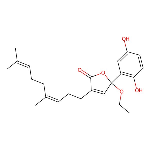 2D Structure of (+/-)-dayaolingzhiol E