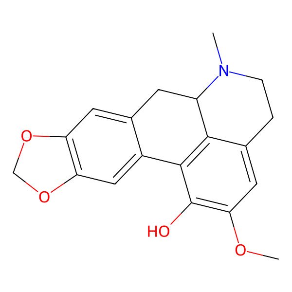 2D Structure of (-)-Domesticine