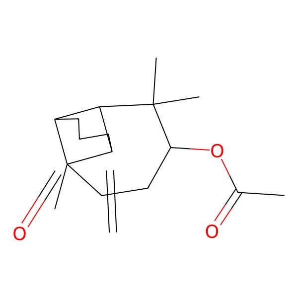 2D Structure of (-)-ent-12beta-Acetoxylongipin-2(10)-en-3-one 2D Structure of (-)-ent-12beta-Acetoxylongipin-2(10)-en-3-one