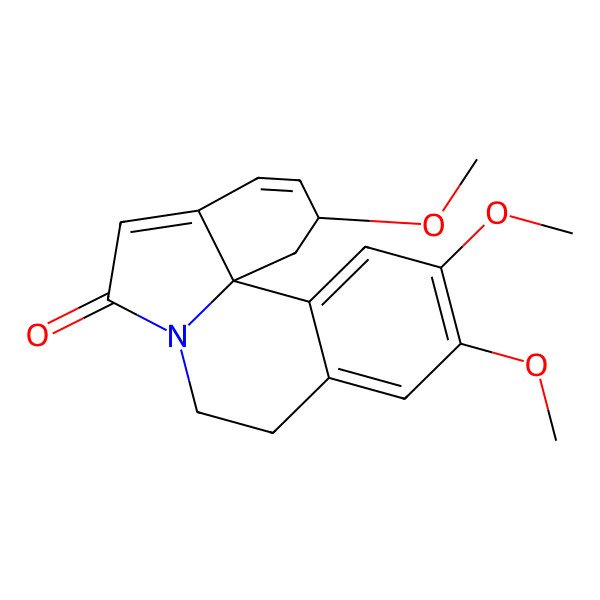 2D Structure of (+)-Erysotramidine