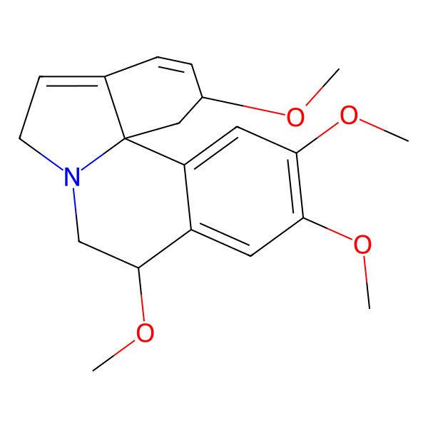 2D Structure of (+)-Erythristemine