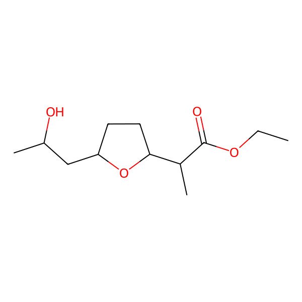 2D Structure of (-)-Ethyl nonactate