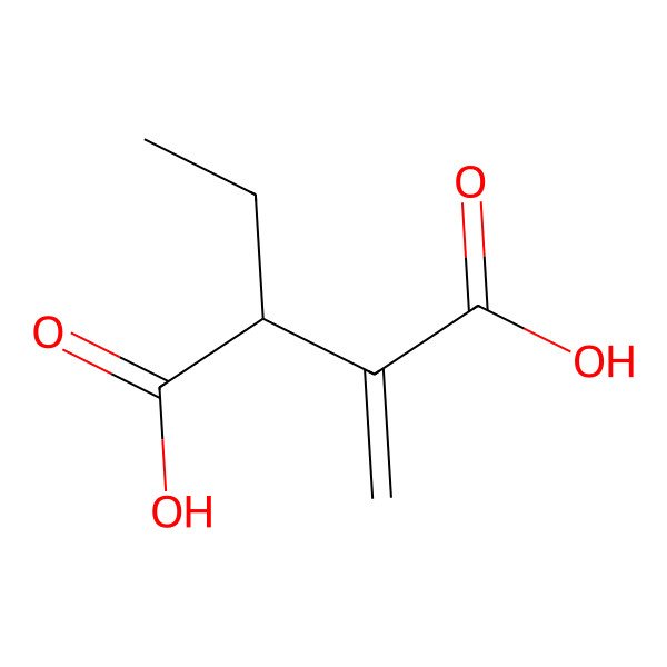 2D Structure of (+/-)-Ethylitaconic acid
